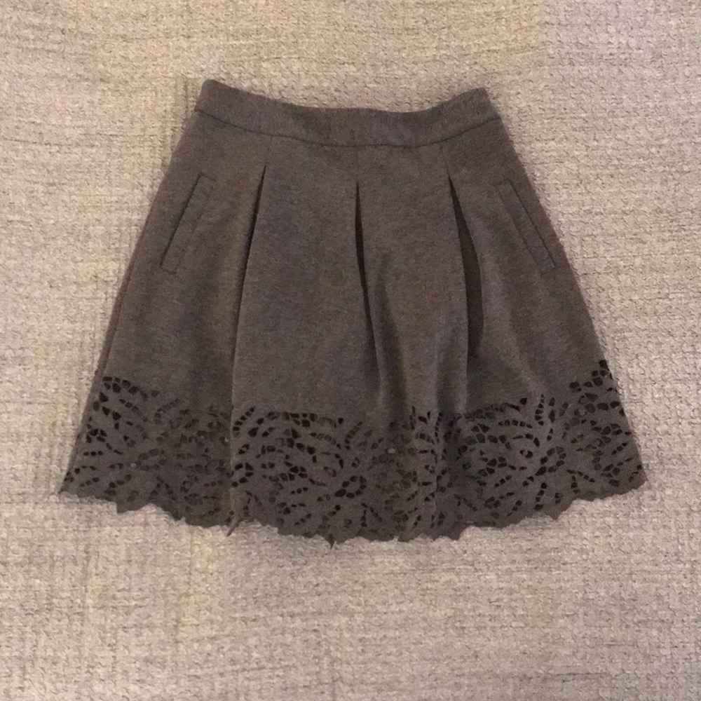 BCBG Maxazria lasercut skirt